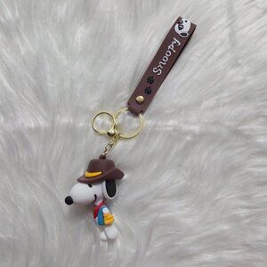 Peanuts Cowboy Snoopy Keychain